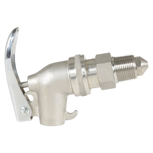 Drum Faucet, Stainless Steel, 3/4 Bung
